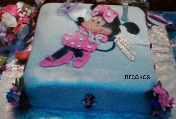 Bizcocho de Minnie Mouse - Imagui