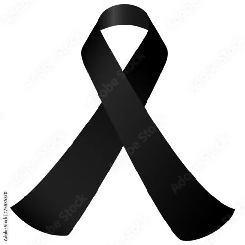 black mourning ribbon" Imágenes de archivo y vectores libres de ...