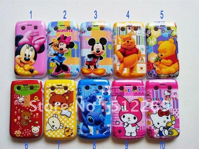 New Fashion TPU Mickey Minne Mouse Case Cover For Blackberry Bold ...