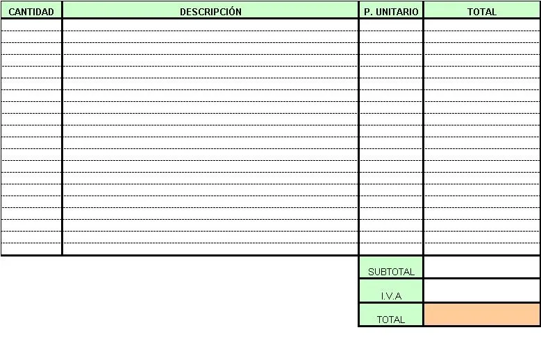 Blanca y Vanesa INFORMATICA: FACTURAS EN EXCEL