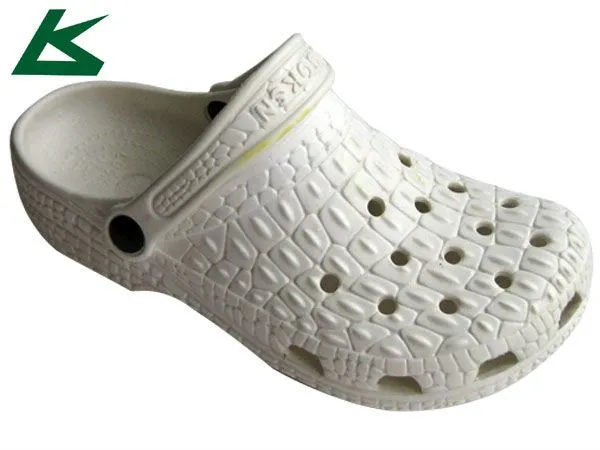 blanco para hombre de goma eva zapatos del jardín-Zuecos ...