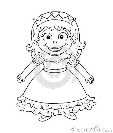 Blanco Y Negro - Princesa Linda Fotos de archivo - Imagen: 13851963