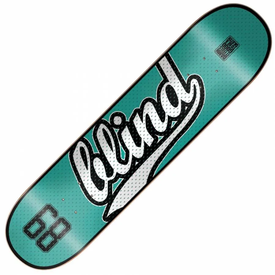 Blind Skateboards Blind Athletic Jersey Teal/White Skateboard Deck ...