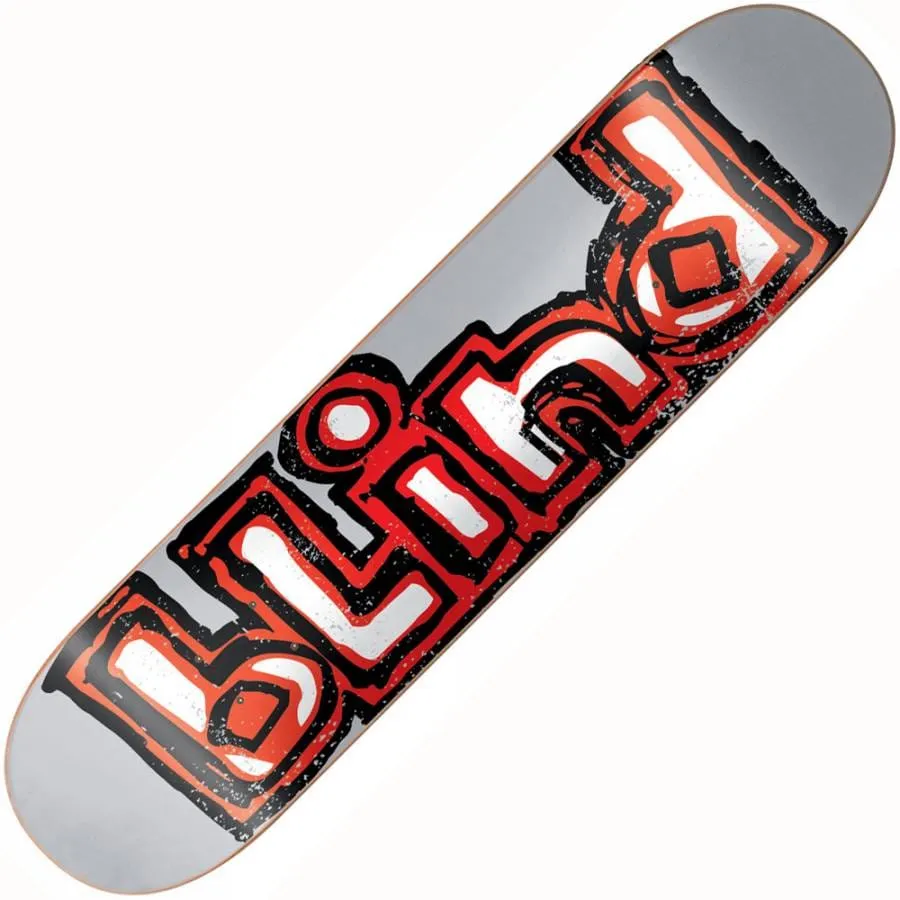 Blind Skateboards Blind Eternal Life OG Logo Grey Deck 7.8 ...