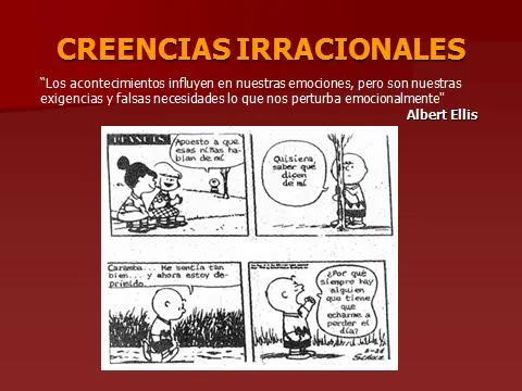 EL BLOC DEL JOAN: CREENCIAS IRRACIONALES. Albert Ellis.