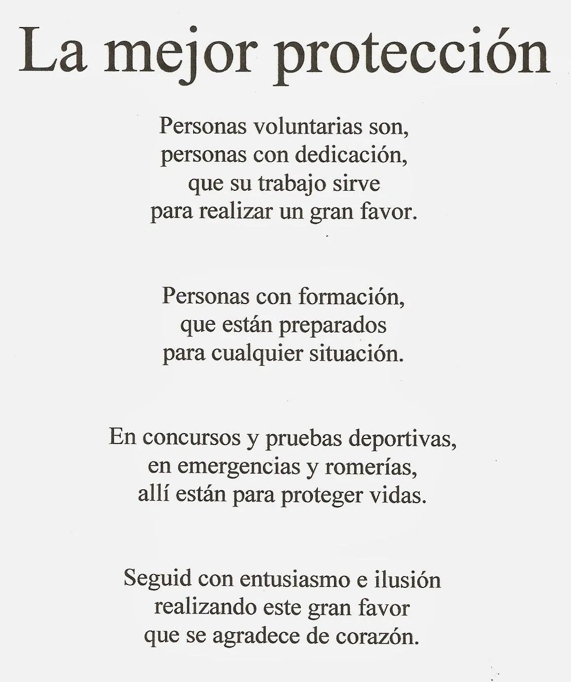 Blog de 6º Primaria: Derechos del Niño: Poesía "La Mejor Protección".