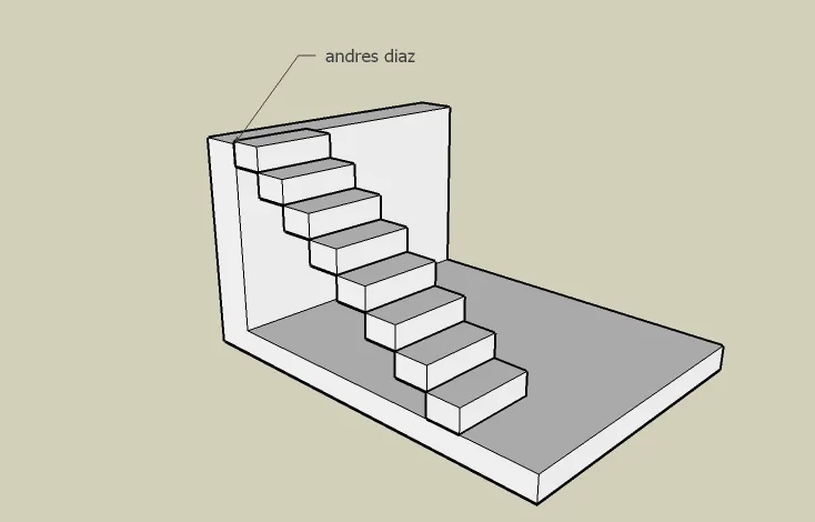 Escaleras con SketchUp. | Blog del Andres