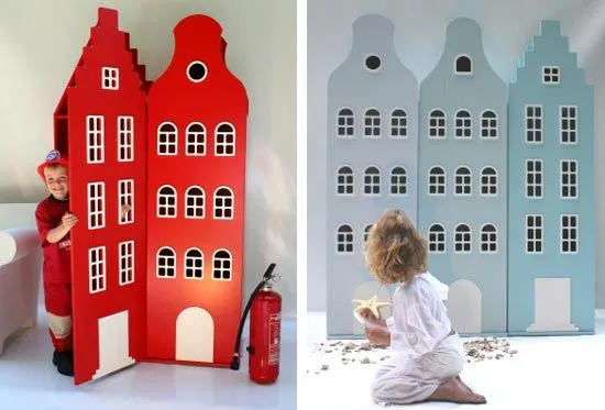 Blog y Arquitectura: Armarios para niños con forma de edificio ...