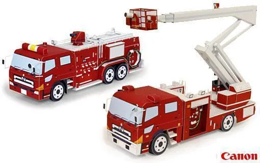 Blog de Brinquedo » Blog Archive » Carros de Bombeiros Feitos de Papel