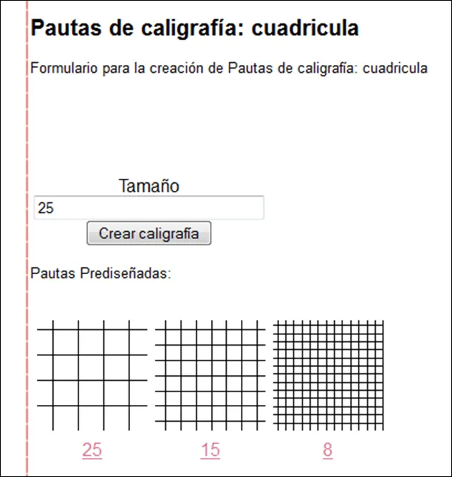 Blog Carpeta Pedagógica: Generador de hojas de Cuadrículas