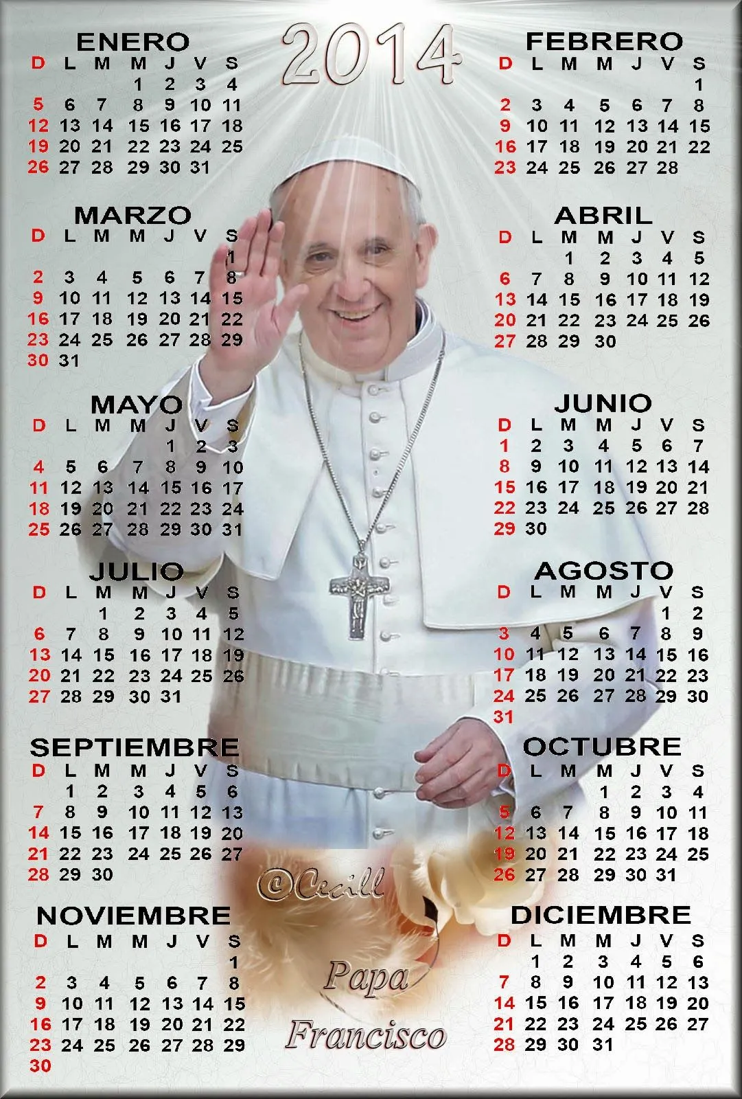 Blog Católico Parroquia Santa María de Baredo-Baiona: Calendario ...