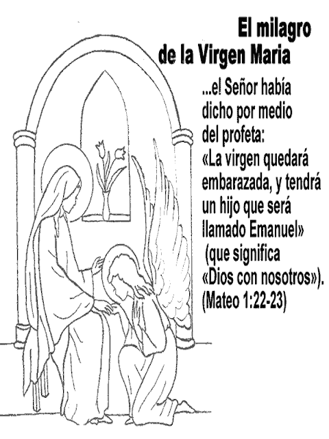 La virgen maria colorear - Imagui