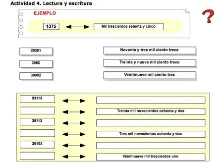 Blog del Segundo Ciclo de Primaria: Lectura y escritura de números