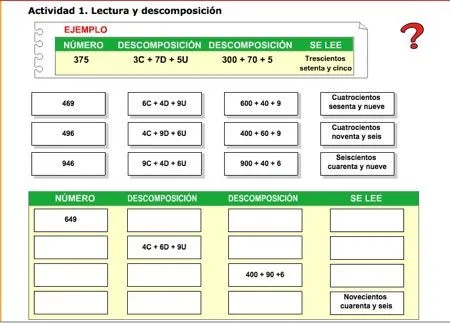 Blog del Segundo Ciclo de Primaria: Números de tres cifras