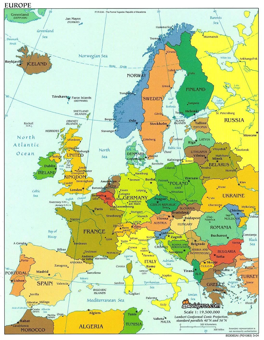 blog ciencias sociales: Mapa político y físico de Europa