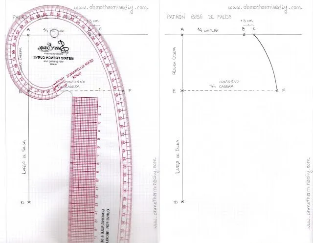 Blog costura y diy: Oh, Mother Mine DIY!!: Aprender a coser faldas ...