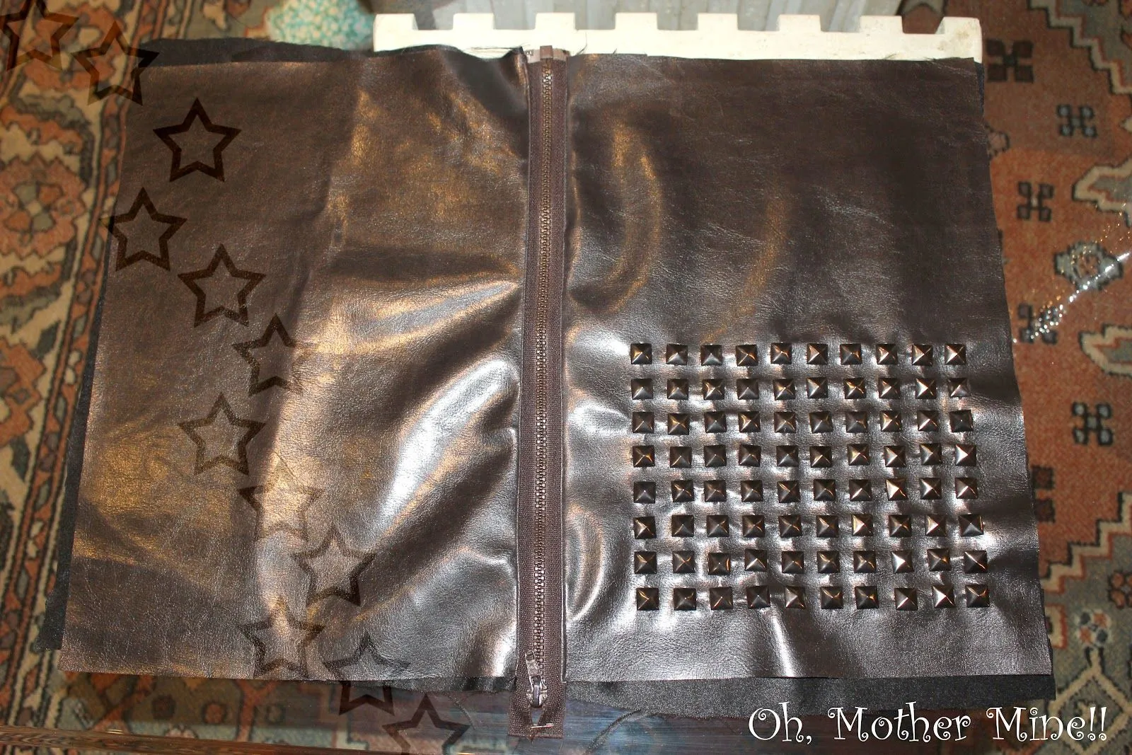 Blog costura y diy: Oh, Mother Mine DIY!!: Bolso o Clutch cuero y ...