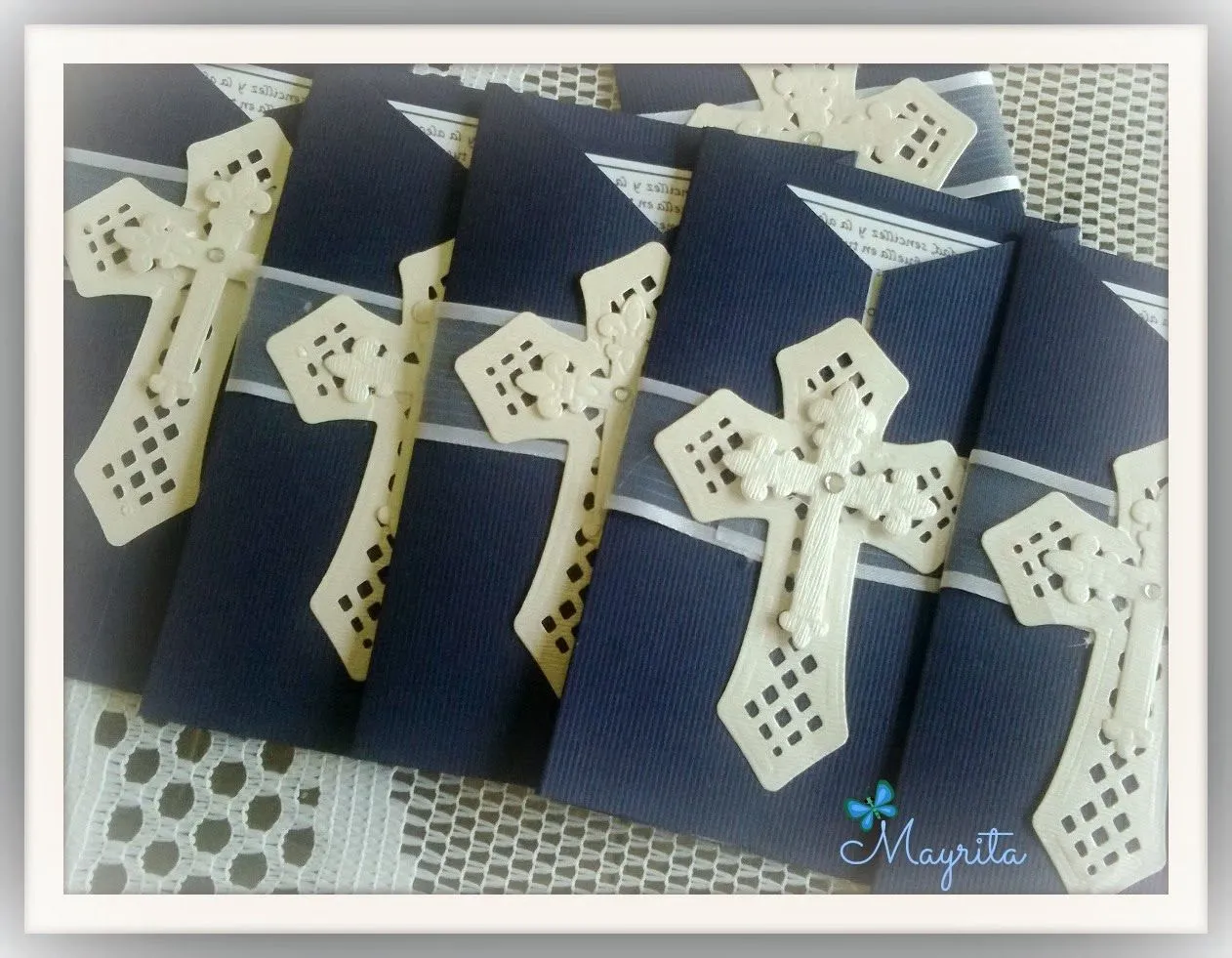 Blog Creaciones Mayrita y sus Manualidades: Invitaciones para Misa ...