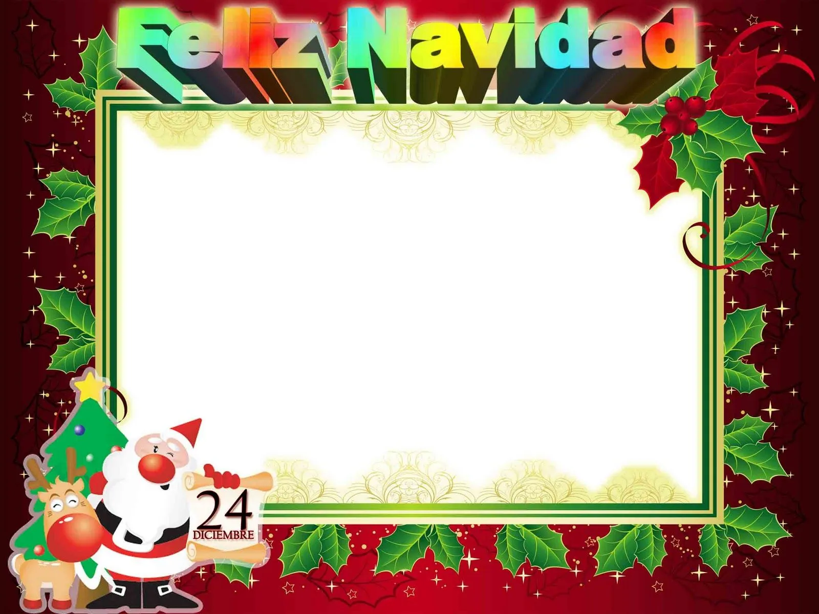 Marco creativo navideño en psd - **El blog del diseñador descargar