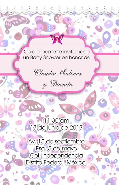 El blog del diseñador gráfico***: Invitaciones para Baby Shower ...