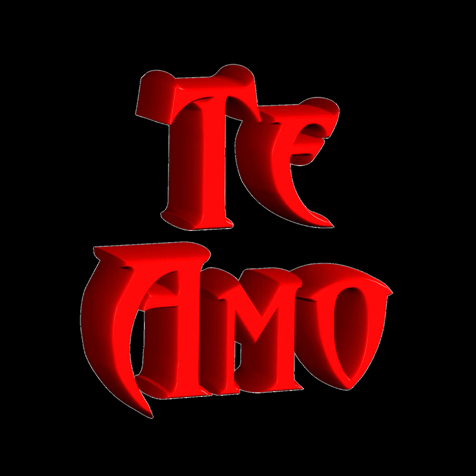 Texto "Te Amo" en 3D - **El blog del diseñador descargar