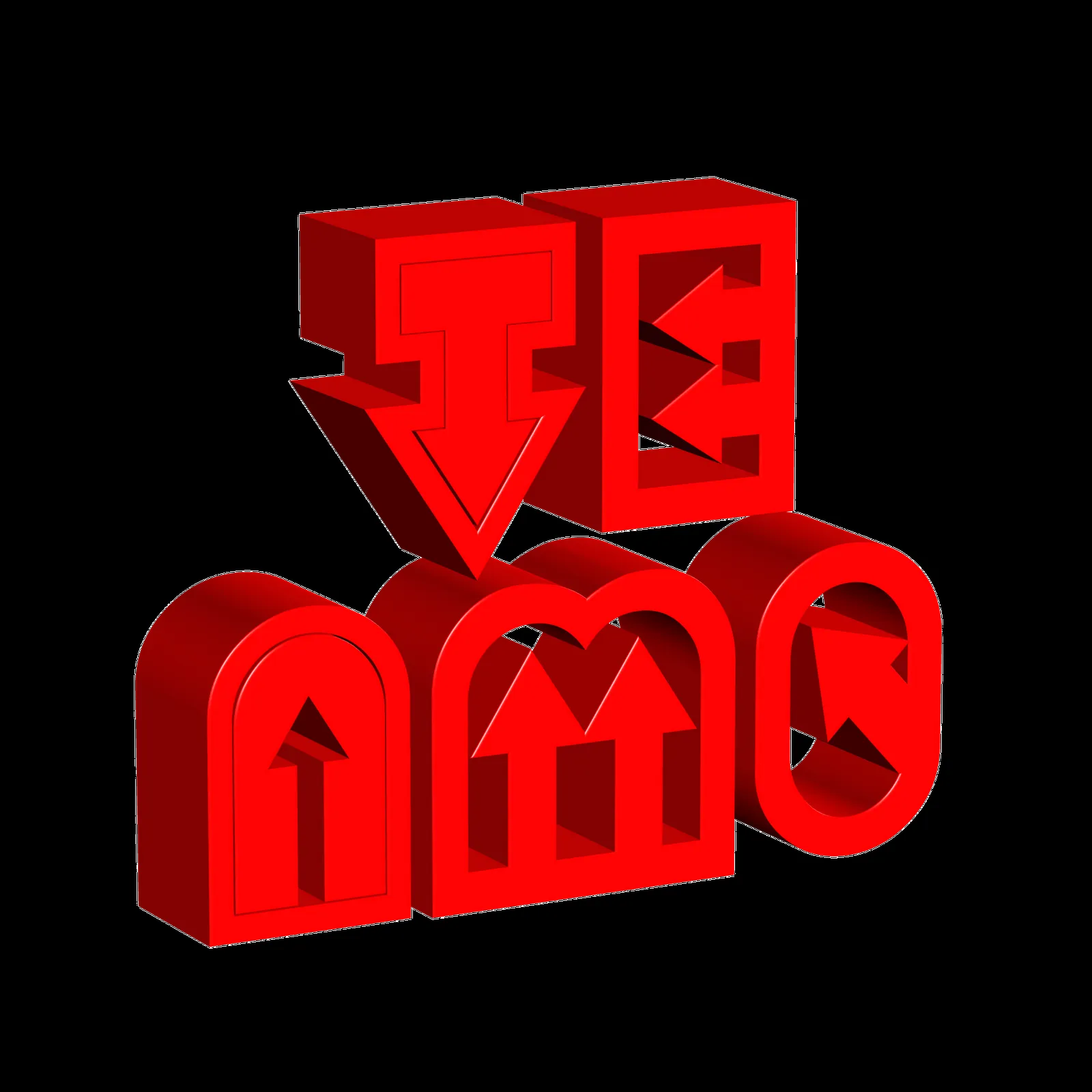 El blog del diseñador gráfico***: Texto "Te Amo" en 3D