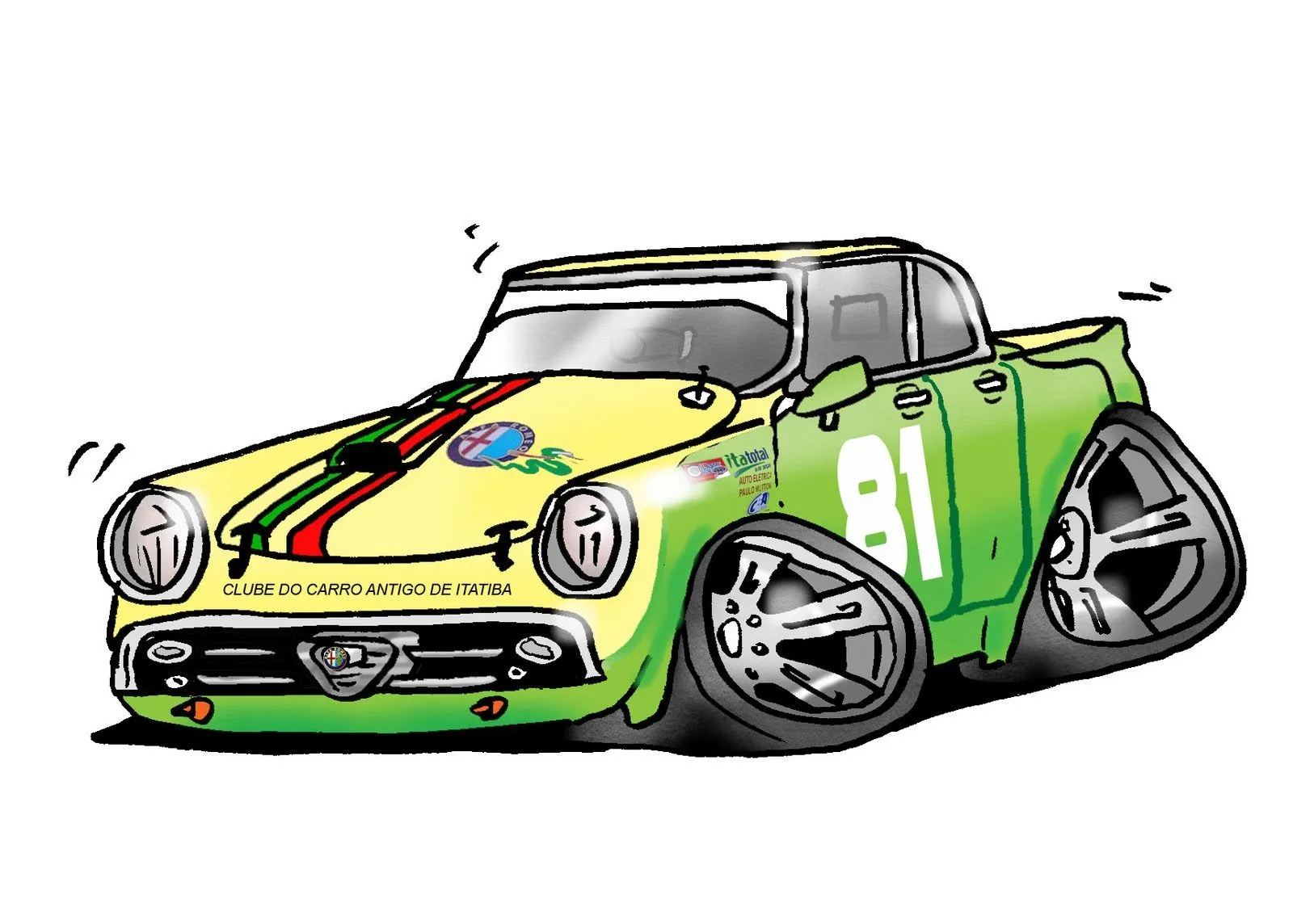 Blog do Cleverton: CARICATURAS DE CARROS