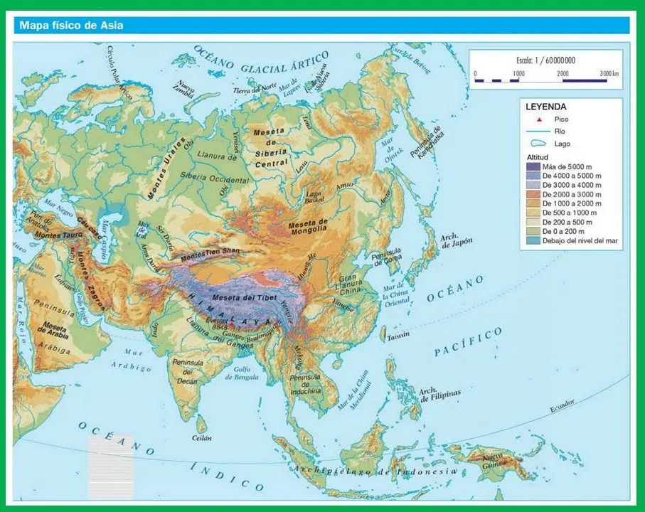 BLOG EDUTEKA VILMER: ASIA: EL CONTINENTE MÁS GRANDE