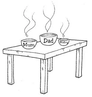 EL BLOG DE EVA: FICHAS PARA COLOREAR CUENTO RICITOS DE ORO