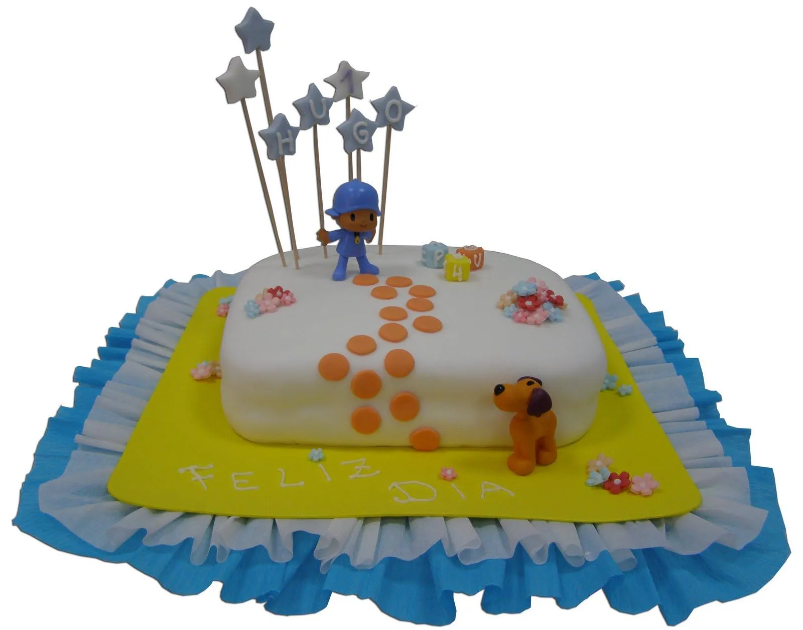 El blog de Fresa y Chocolate: TARTA DECORADA POCOYO