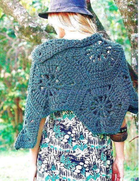 Blog de Goanna: Patrón Capa Calada en Crochet