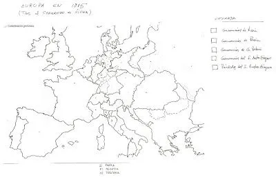 BLOG DE HISTORIA DEL MUNDO CONTEMPORÁNEO: Europa en 1815