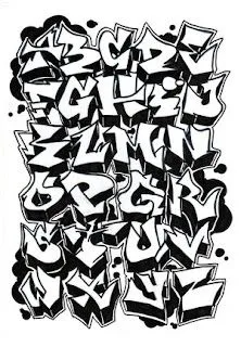 EL BLOG DE LANZA 78: LETRAS PARA GRAFFITIS