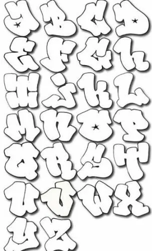 EL BLOG DE LANZA 78: LETRAS PARA GRAFFITIS