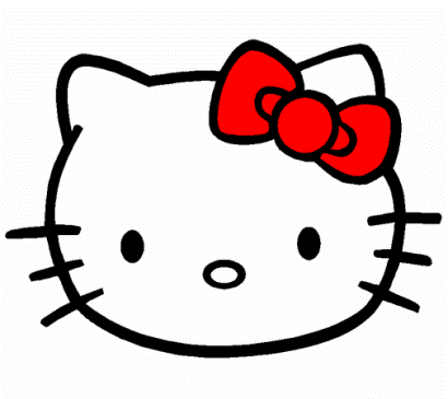 El blog de Luna rosa: DIY: Lazo hello kitty rojo y negro