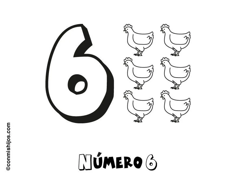 El blog de María: EL NÚMERO 6