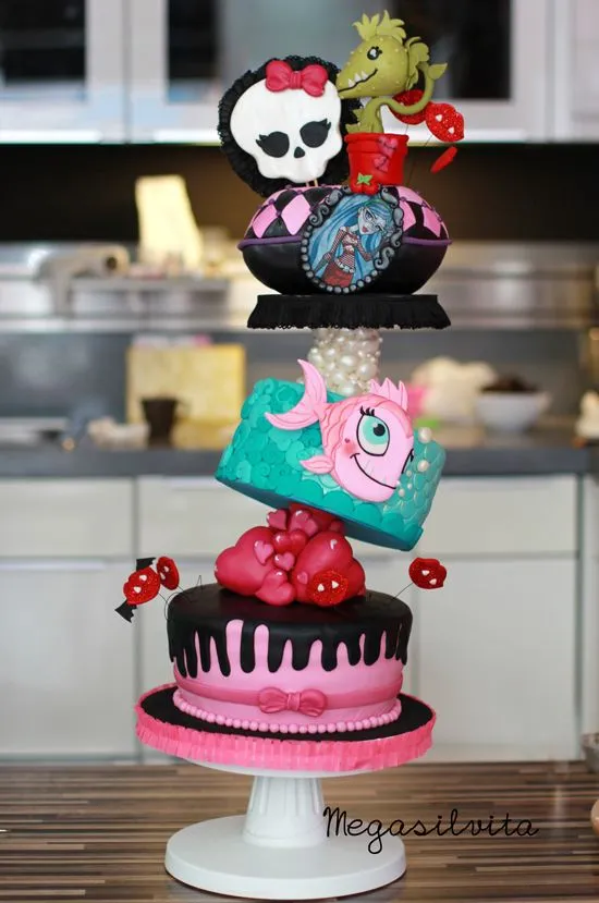 El blog de Megasilvita.com: Tarta Monster High para Eva