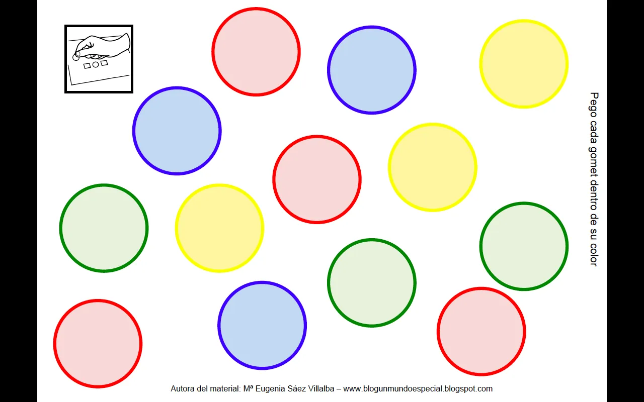 BLOG UN MUNDO ESPECIAL: Usando gomets