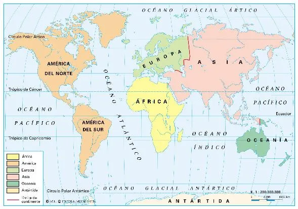 El Blog de Sociales: Continentes de la Tierra