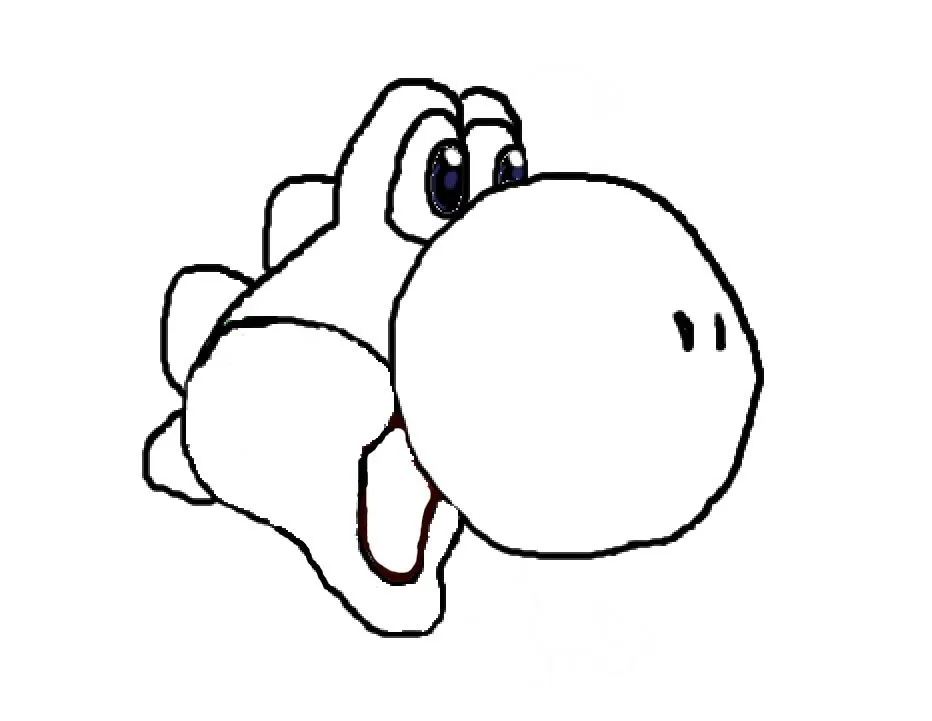 Yoshi para dibujar facil - Imagui