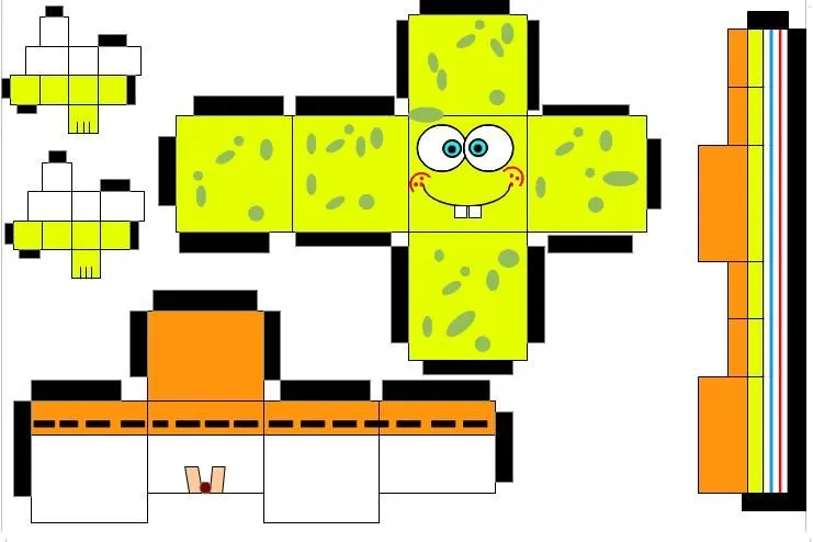 Blogg de clase: Recortable Bob Esponja