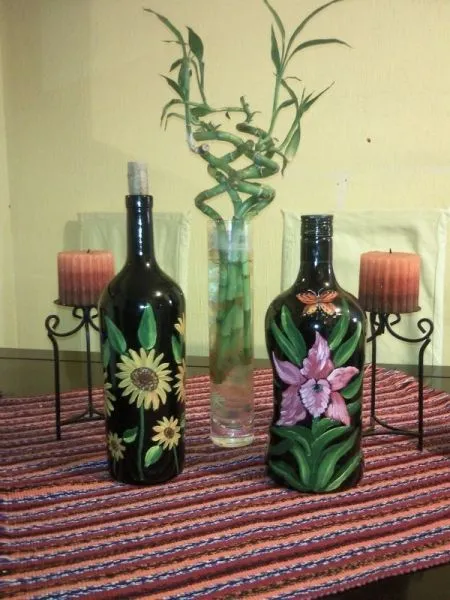 Blogg ecologista: Como decorar con botellas de vidrio