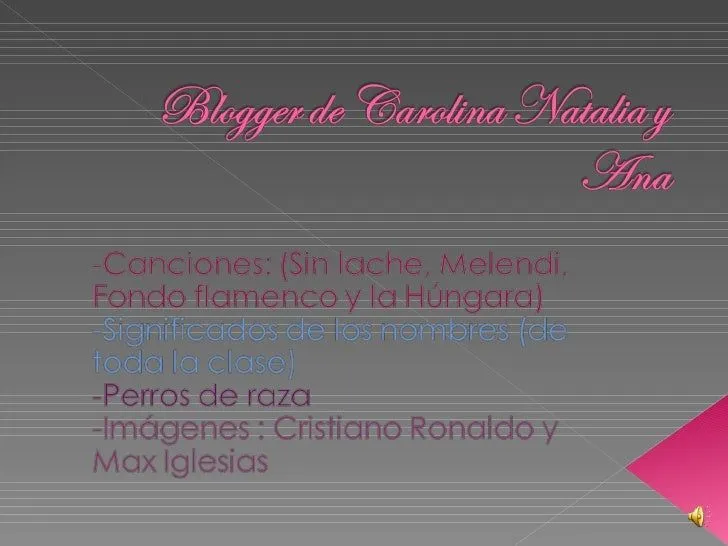 Blogger diapositivas