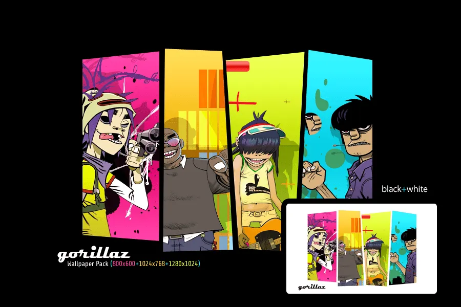 blogger-zeronine: Gorillaz Wallpapers