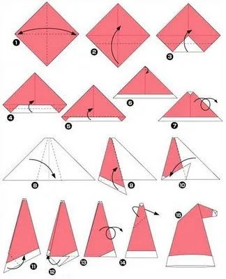 Bloguinho da Vânia: Dobradura de Natal