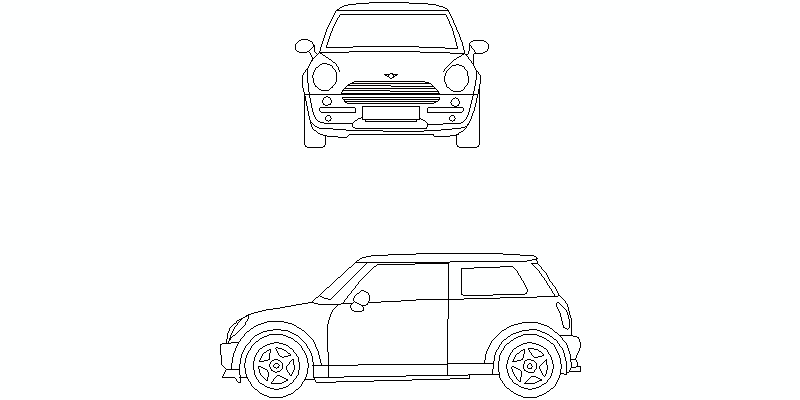 Dibujos de mini cooper para colorear - Imagui