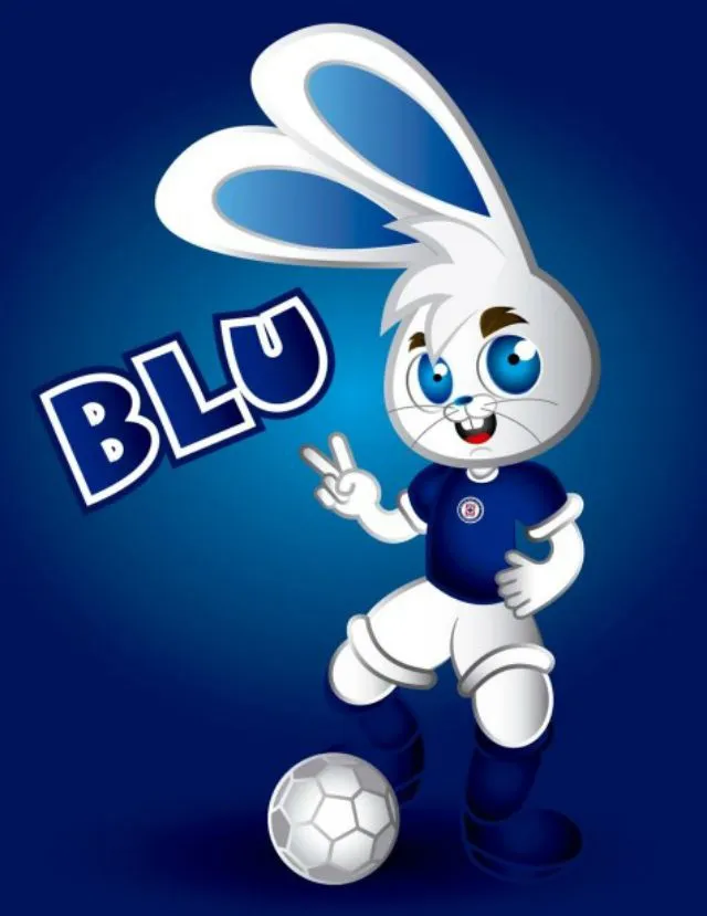 Y con ustedes “Blu”, la mascota remasterizada del Cruz Azul Sopitas.