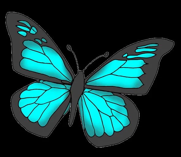 Blue Butterfly Clipart | Clipart Panda - Free Clipart Images