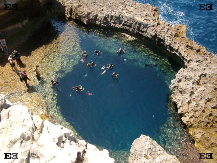 Blue Hole Gozo (near Azure Window Gozo)