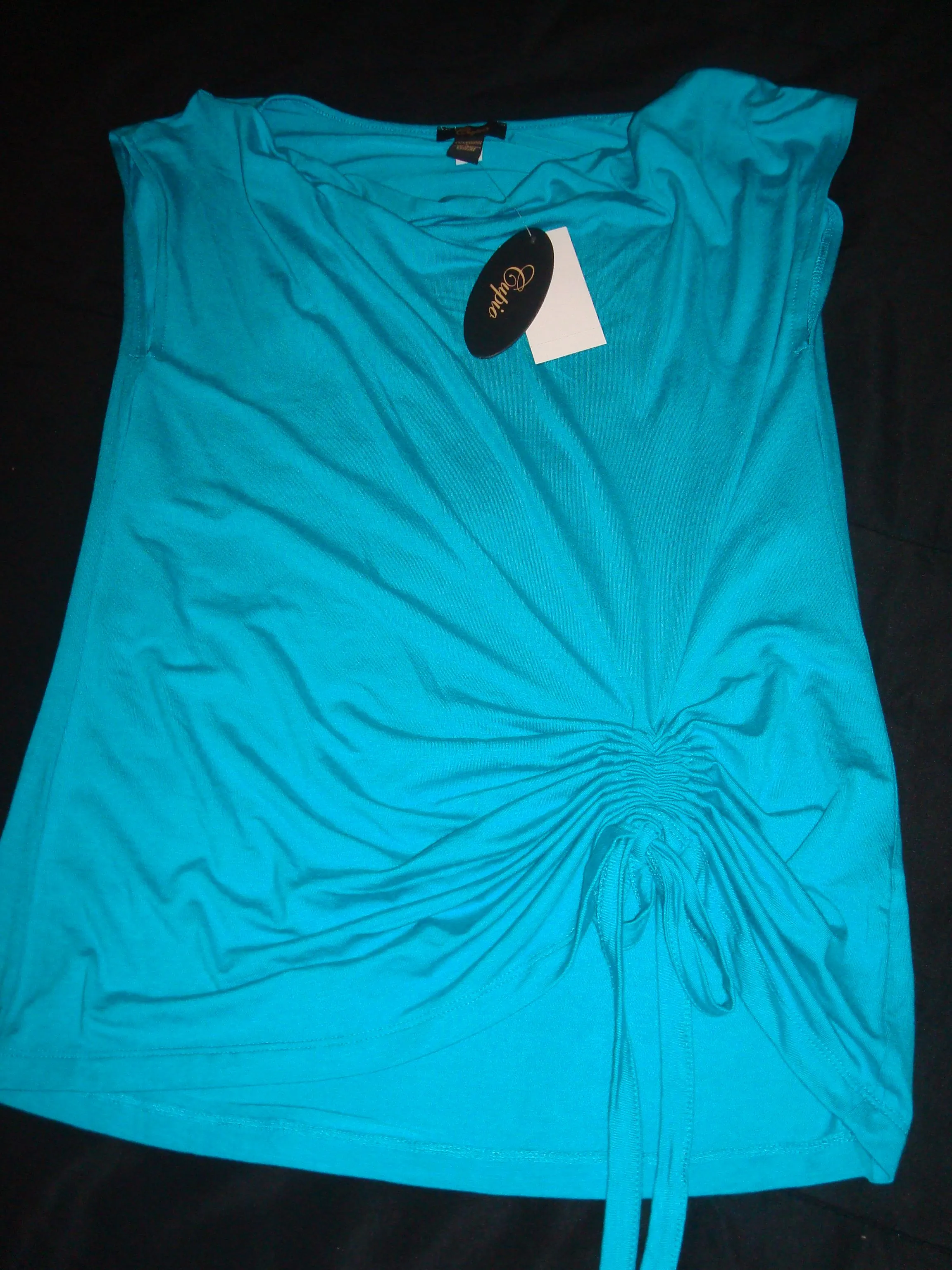 BLUSA AZUL TURQUESA – CUPIO | TuRopaDeMarca.